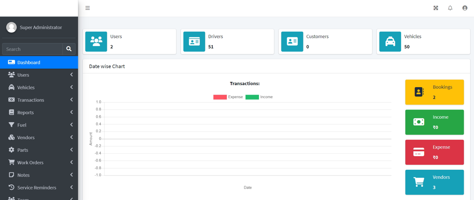 Vehicle Management Software by Dreamz